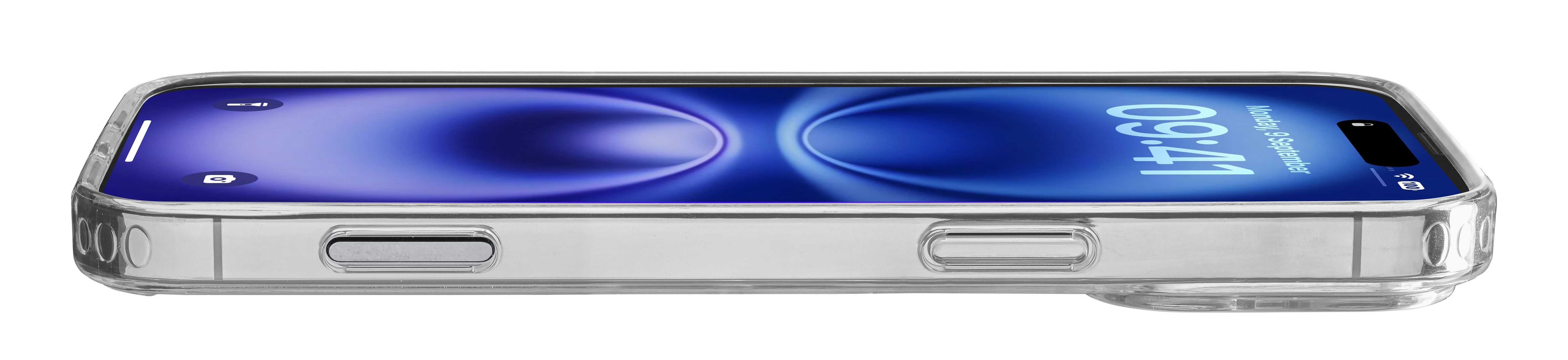 Clear Strong - iPhone 16 Starre Schutzhülle mit Gummirändern