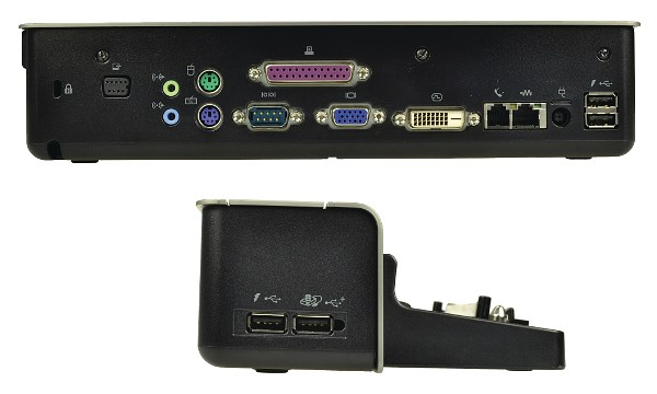 2-Power ALT3783A laptop dock/port replicator Docking Black – image 2