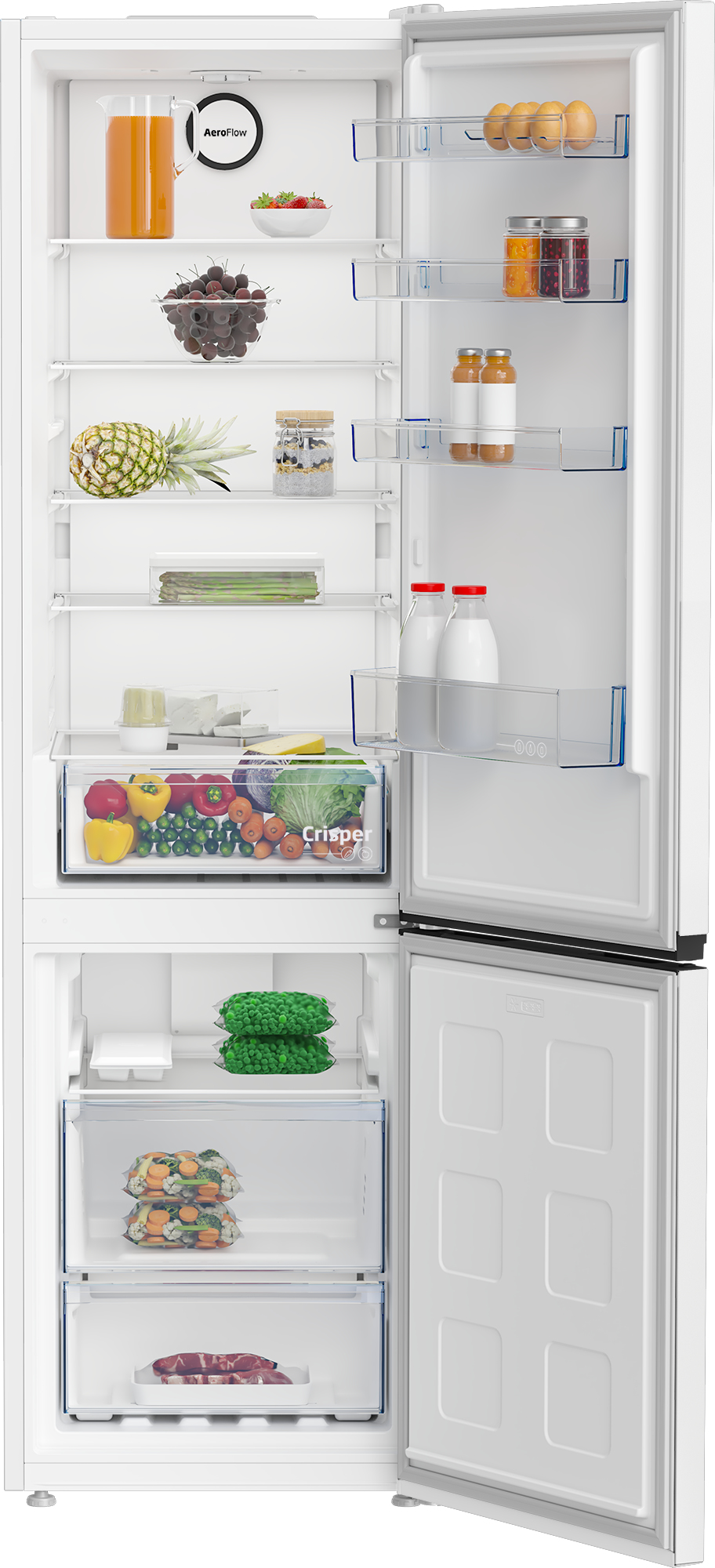 Beko B1RCNE404W fridge-freezer Freestanding – image 3