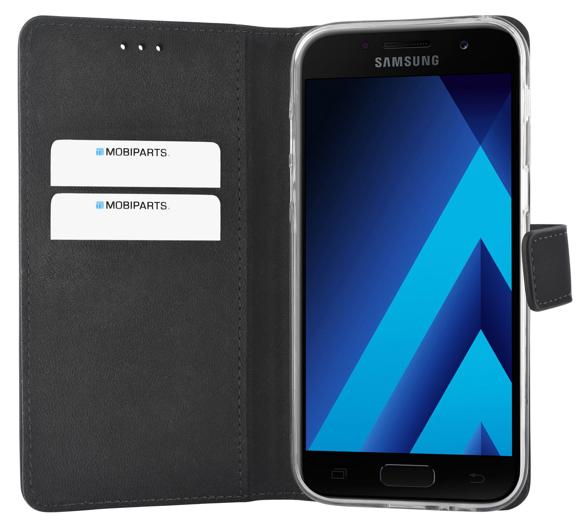 Mobiparts Premium Wallet TPU Case Samsung Galaxy A5 (2017) Black – image 4