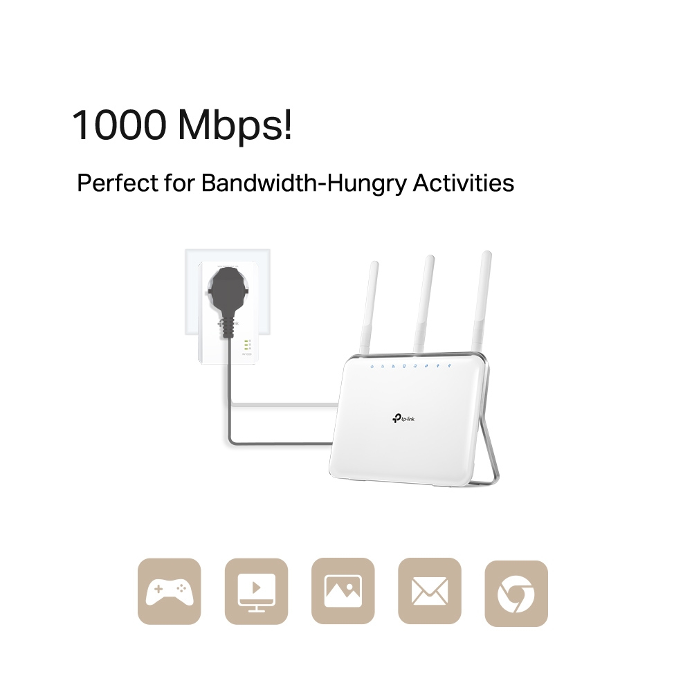 TP-Link TL-PA7017PKIT(FR) 1000 Mbit/s Ethernet LAN White 2 pc(s) – image 3