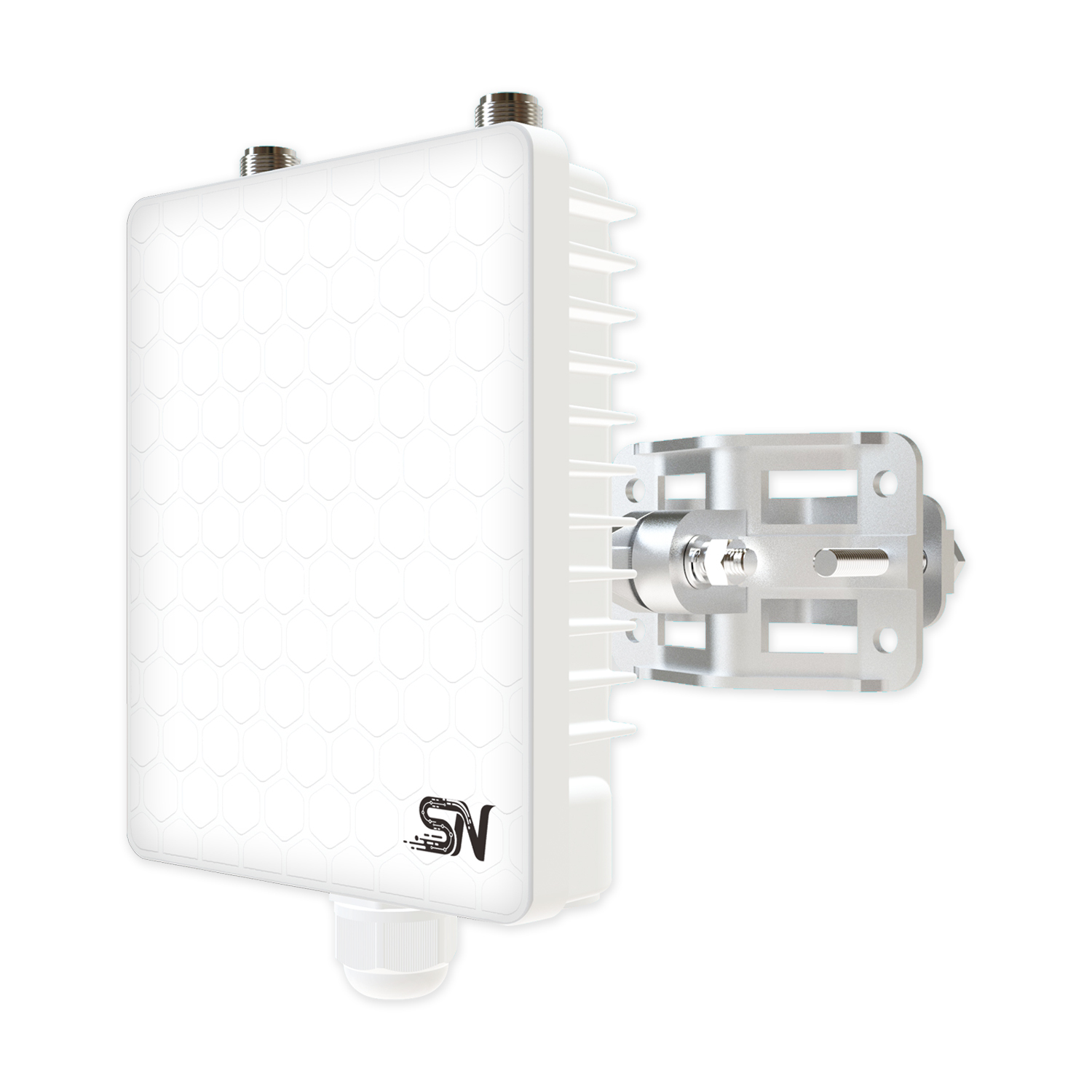 SilverNet SIL-BASE bridge/repeater Network bridge 2500 Mbit/s White – image 2