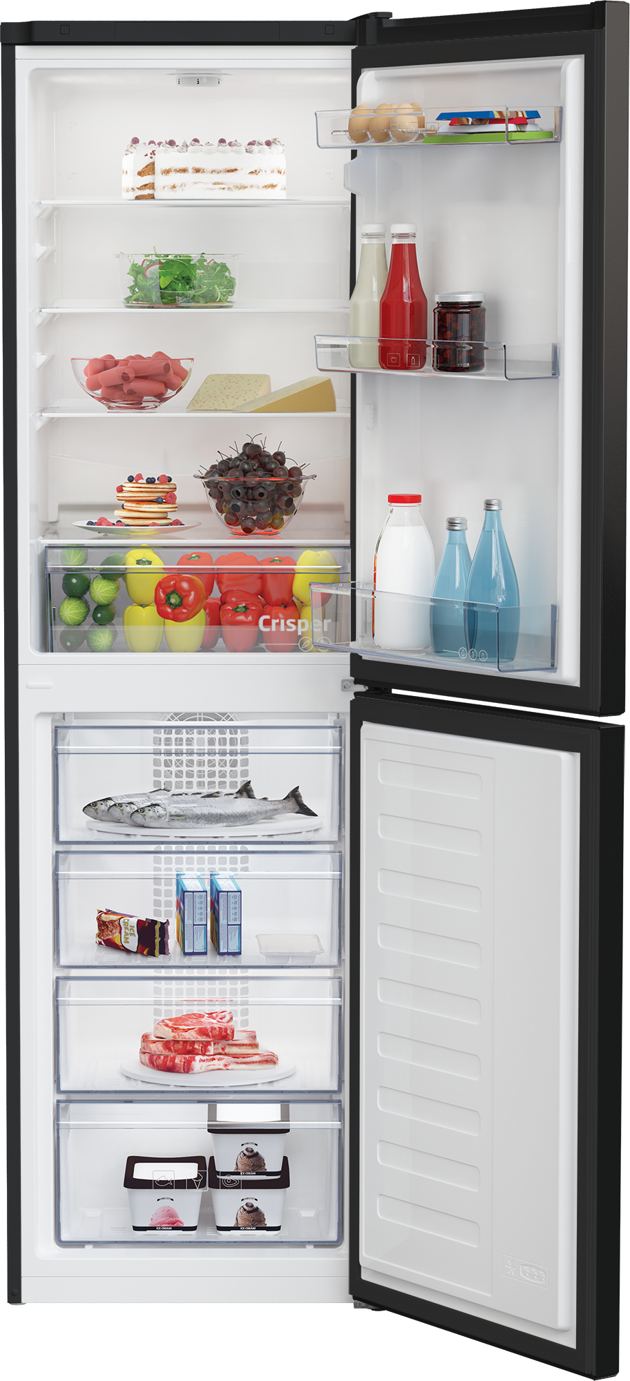 Beko CCFM3582B Freestanding Frost Free Fridge Freezer with Freezer Guard – image 3