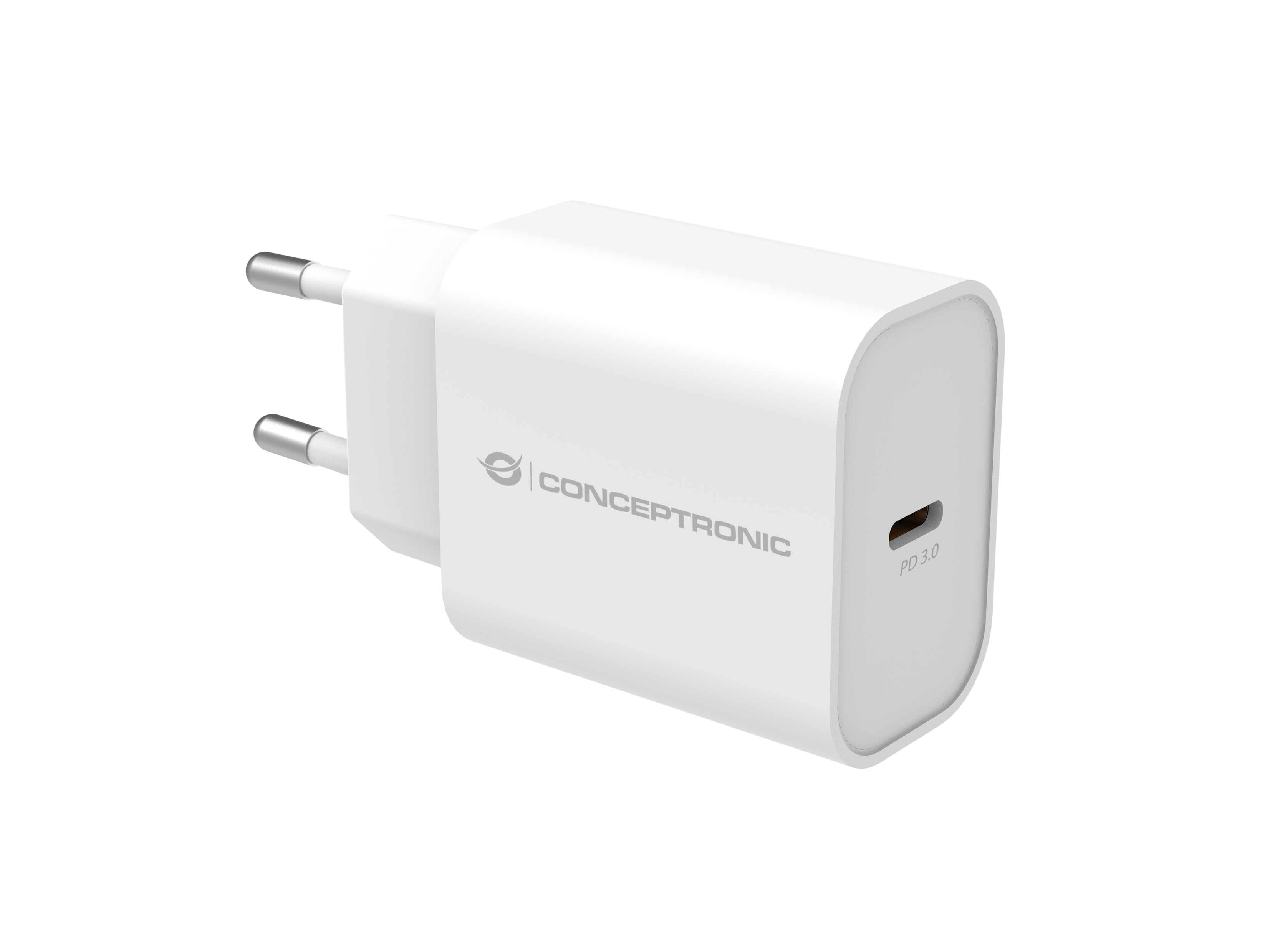 Conceptronic ALTHEA10W Caricabatterie per dispositivi mobili Universale Bianco AC Ricarica rapida Interno
