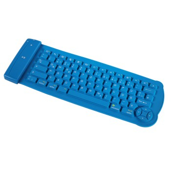 Hama 53806 keyboard USB QWERTZ German Blue
