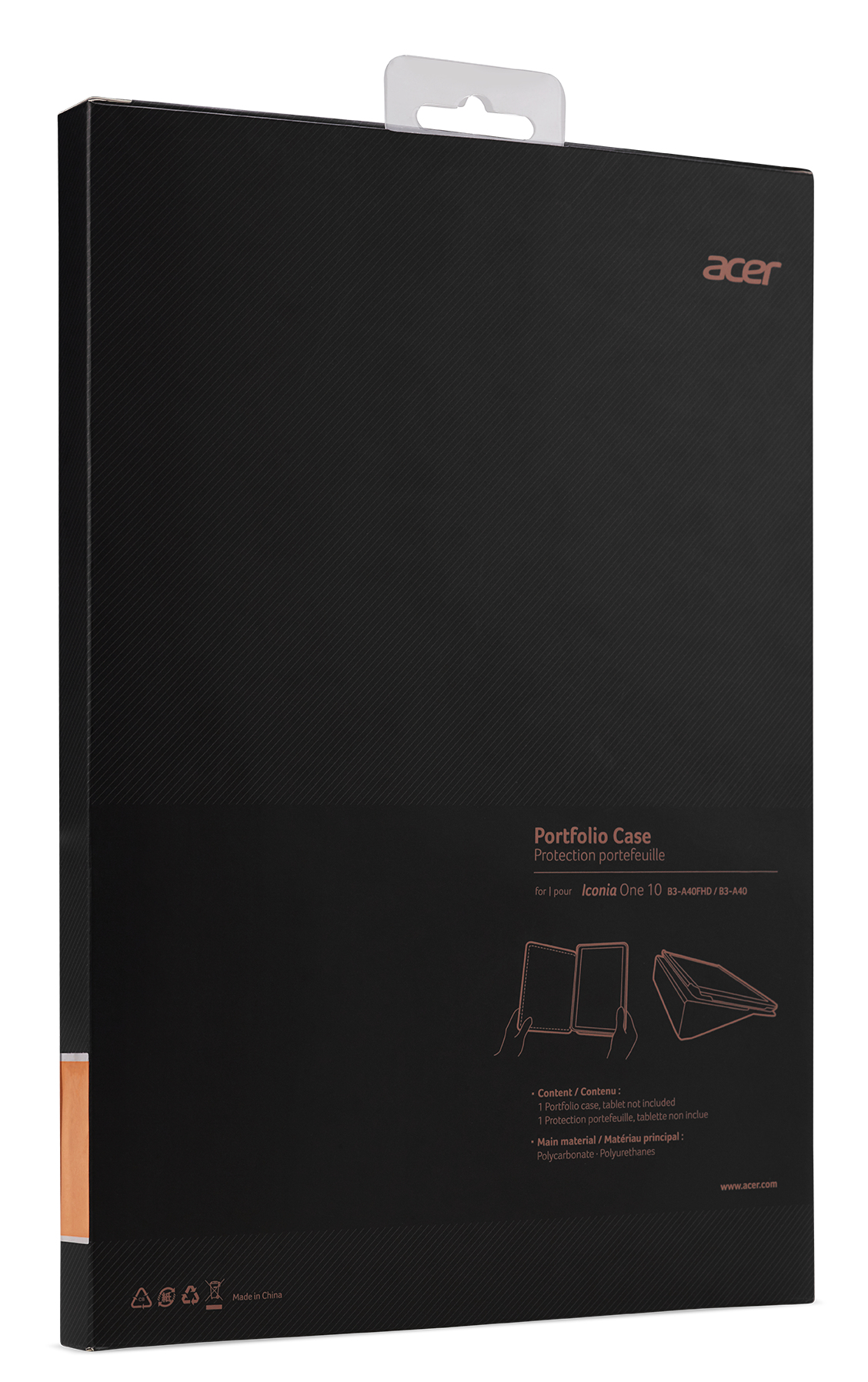 Acer Portfolio 25.4 cm (10") Flip case Black – image 7