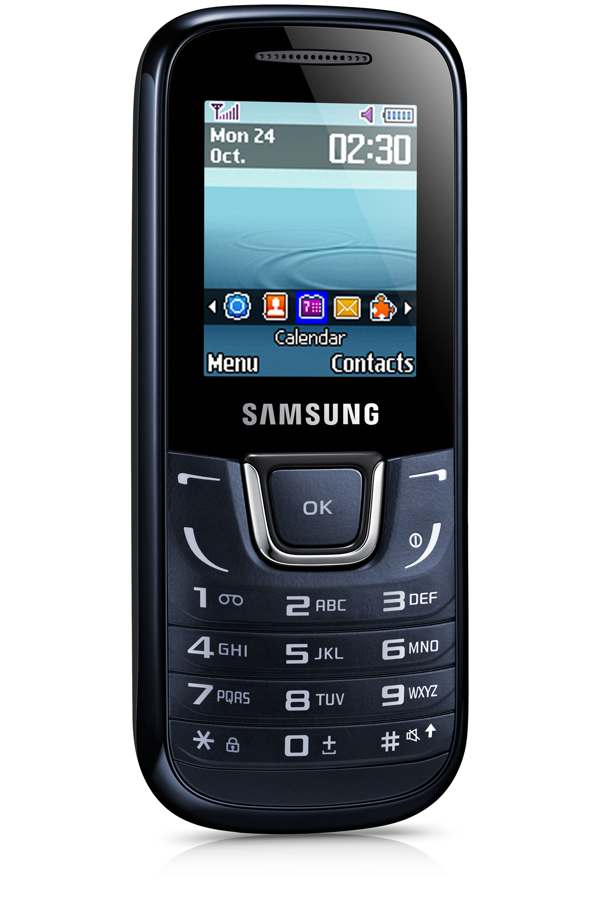 Samsung E1280 4.5 cm (1.77") 75.4 g Black, Blue – image 3