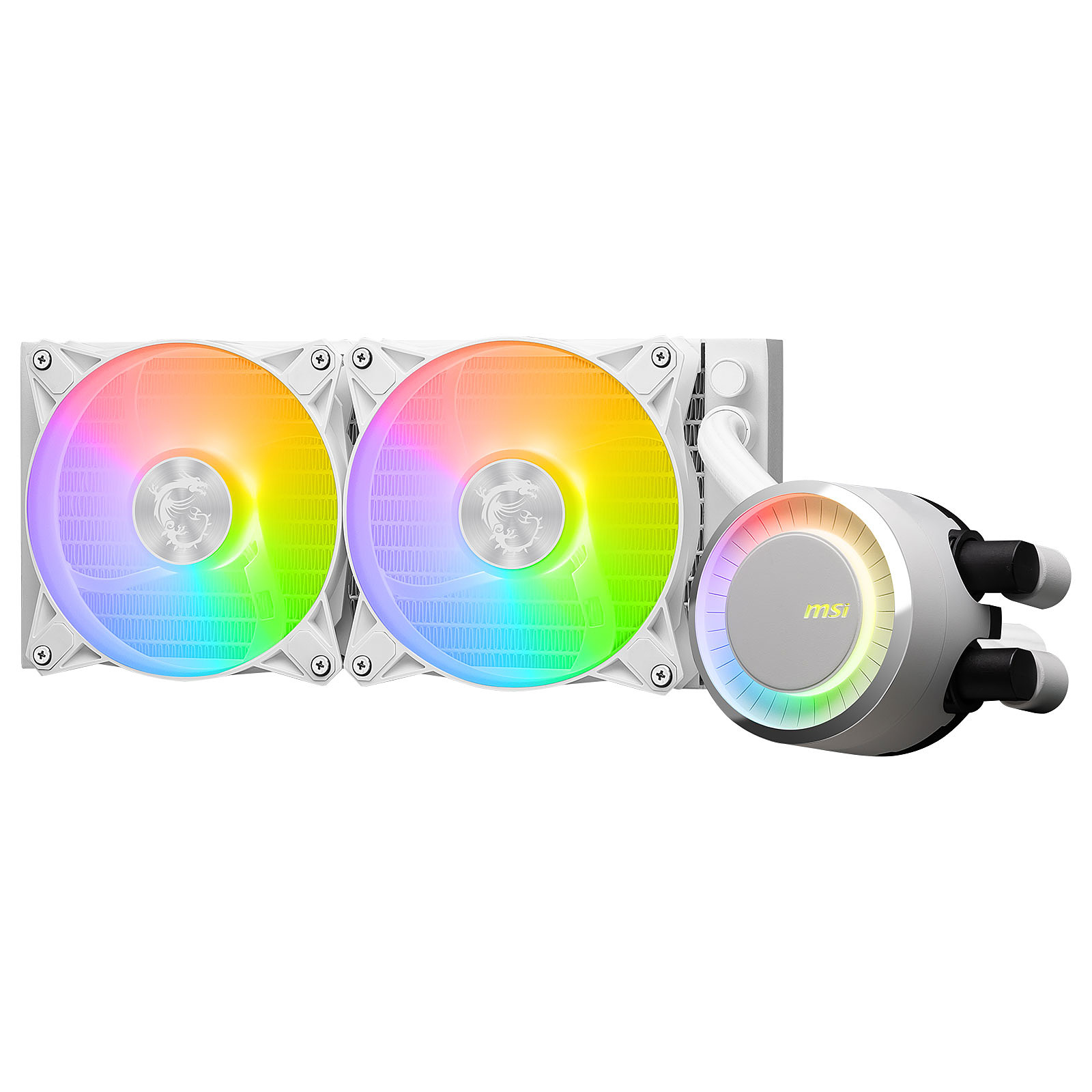 Enfriamiento Líquido MSI MAG CORELIQUID E240 - 2 Ventiladores - 3000 RPM - ARGB - Blanco - MAG CORELIQUID E240 WHITE Enfriamiento Líquido MSI MAG CORELIQUID E240 - 2 Ventiladores - 3000 RPM - ARGB - Blanco - MAG CORELIQUID E240 WHITE