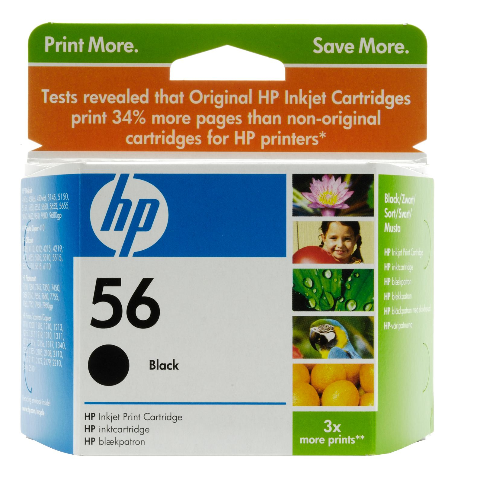 HP 56 3-pack Black