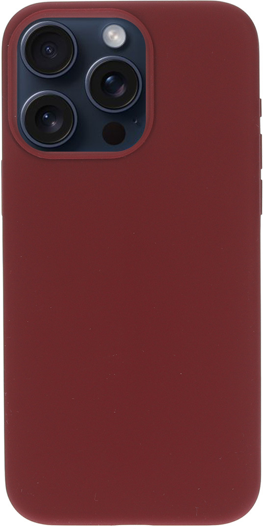 Mobiparts Silicone Cover Apple iPhone 15 Pro Max Plum Red – image 2
