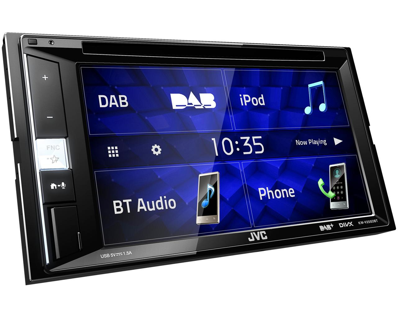 JVC KW-V255DBT 2DIN, CD/DVD/USB Multimedia system – image 2