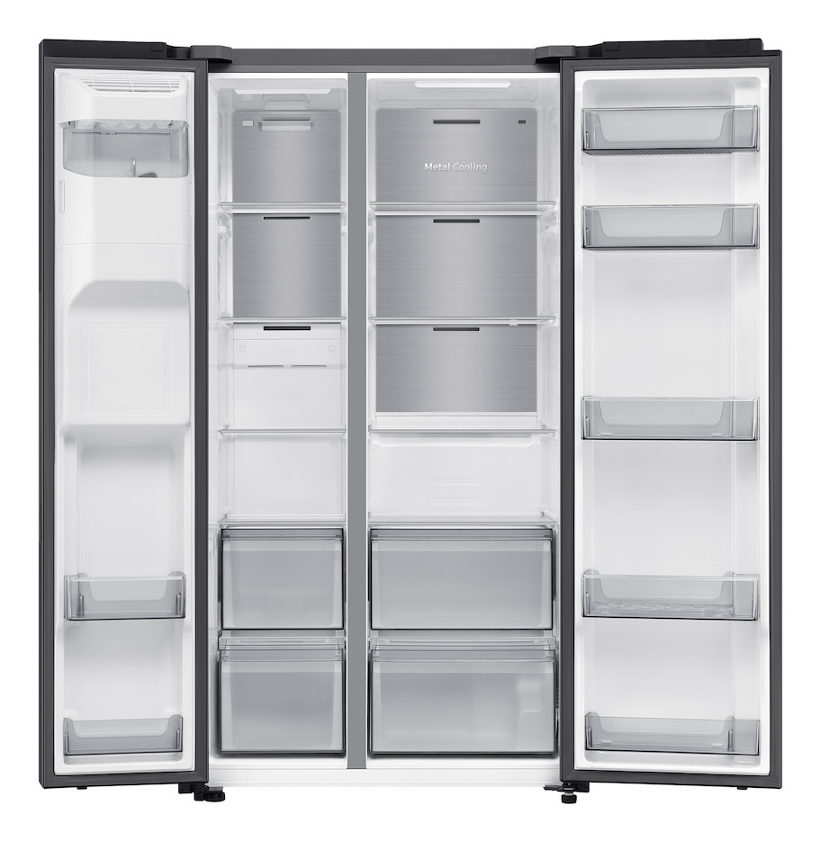 Samsung RS70F64KEFEO side-by-side refrigerator Freestanding – image 5