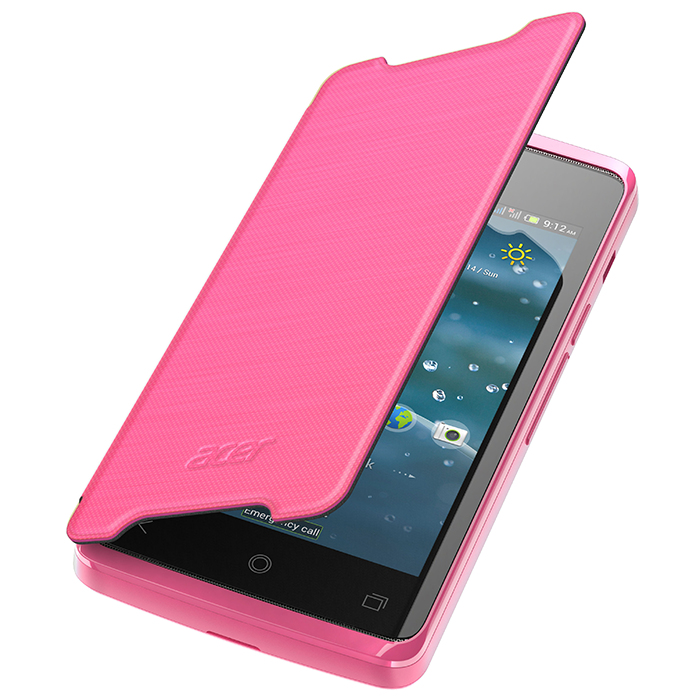 Acer Liquid Z200 Flip Cover Pink