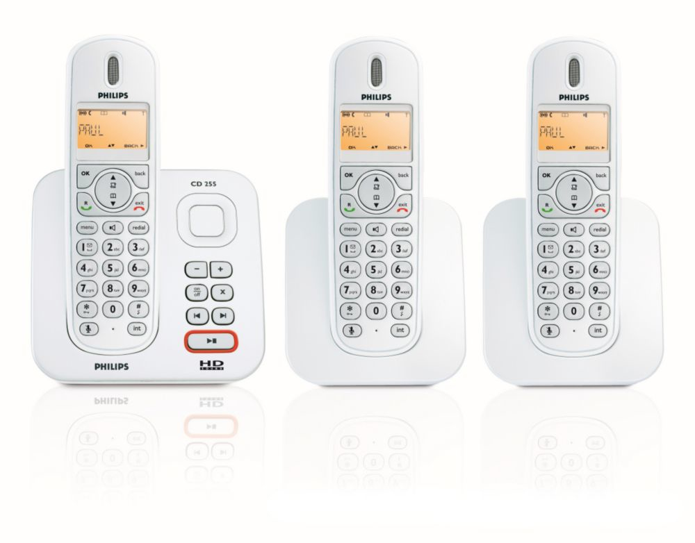 Philips Cordless phone answer machine CD2553S/05