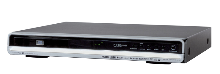 Daewoo DVD player and Videorecorder (160GB) DRH-7415