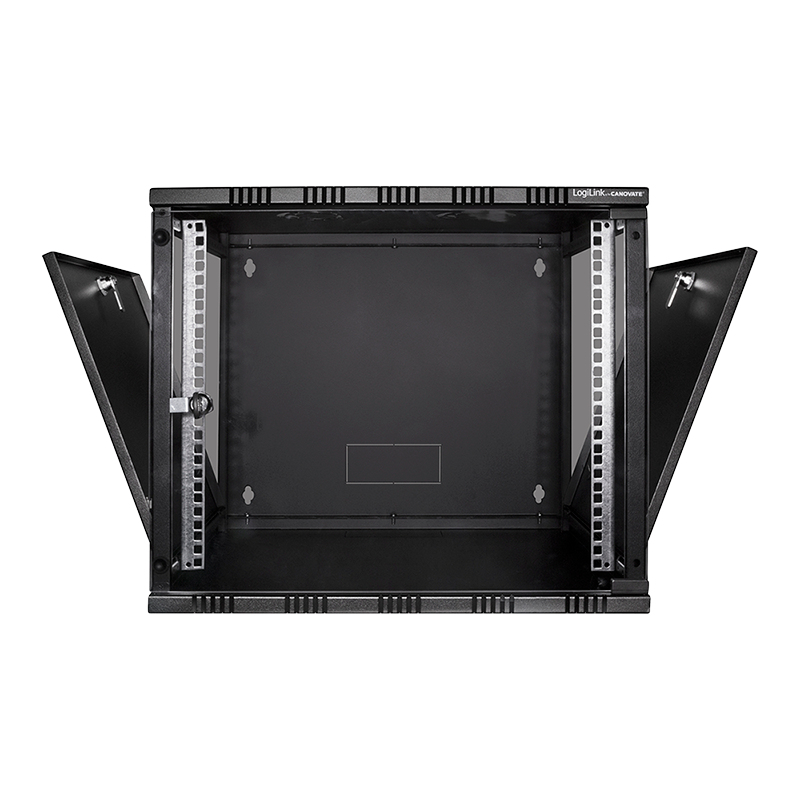 LogiLink W15B54B rack cabinet 15U Wall mounted rack Black – image 3
