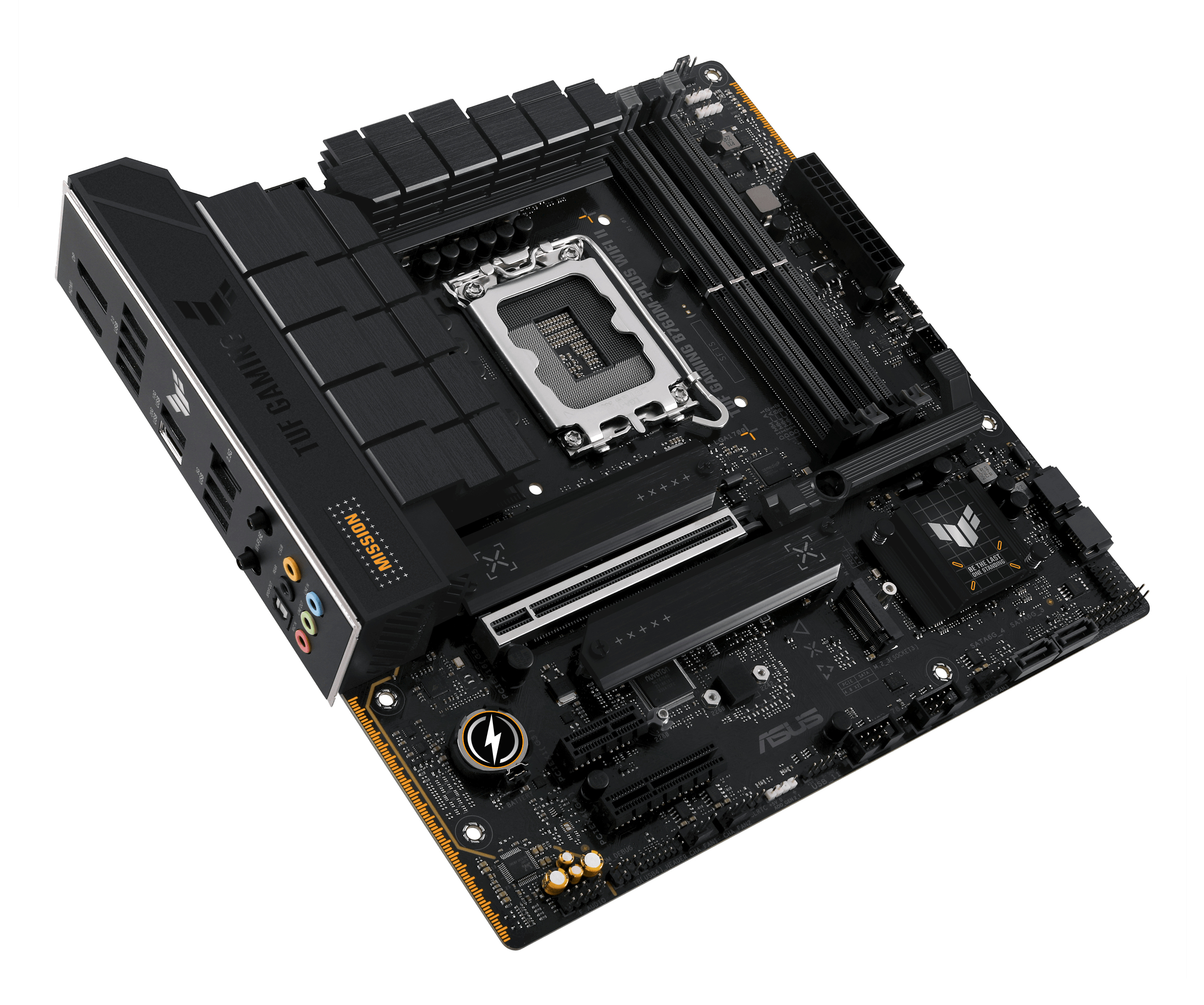 Tarjeta Madre ASUS TUF GAMING B760M-PLUS WIFI II - Socket 1700 - 4xDDR5 - 4800/6400(OC)/7800+(OC) MHz - HDMI - DisplayPort - Micro ATX - TUF GAMING B760M-PLUS WIFI II Tarjeta Madre ASUS TUF GAMING B760M-PLUS WIFI II - Socket 1700 - 4xDDR5 - 4800/6400(OC)/7800+(OC) MHz - HDMI - DisplayPort - Micro ATX - TUF GAMING B760M-PLUS WIFI II