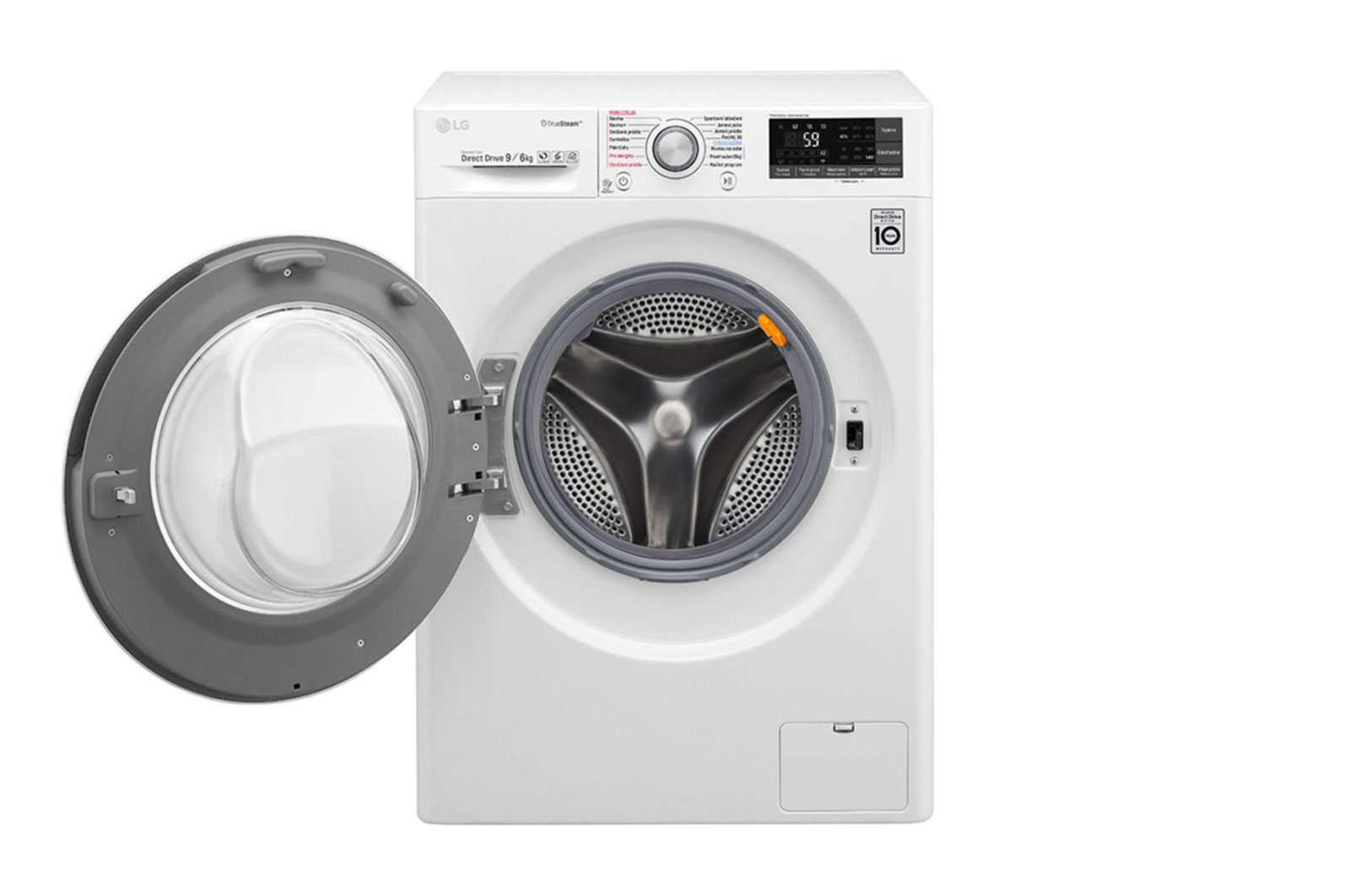 LG F94J6VG0W washer dryer Freestanding Front-load Black, White – image 3