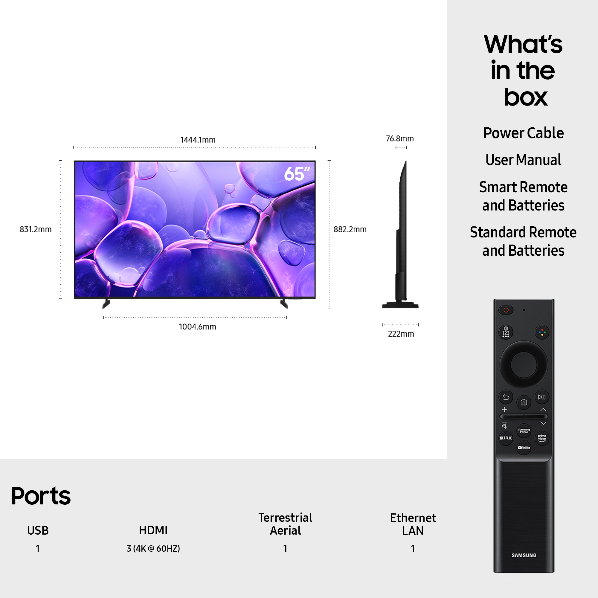 Samsung UE65U8000FKXXU TV – image 7