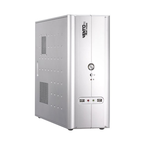 ASUS TT-672 computer case Low Profile (Slimline) Silver – image 1