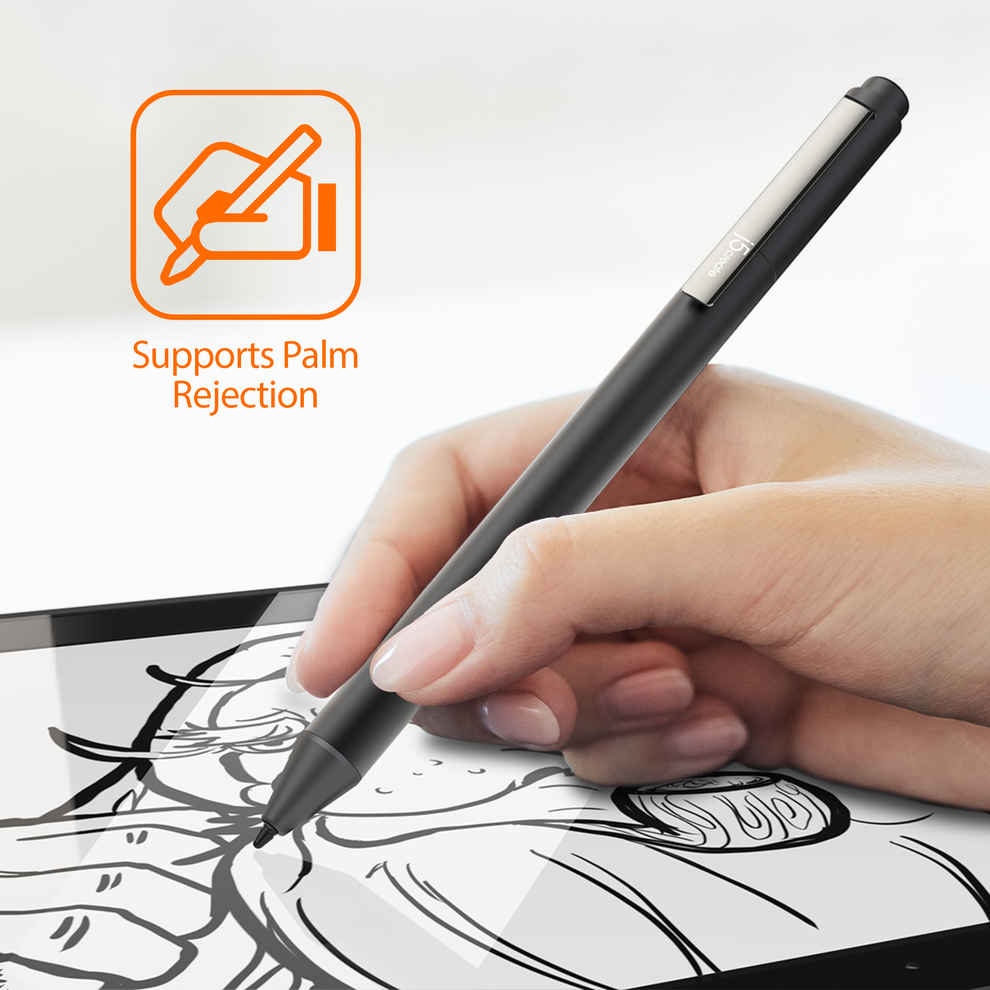 j5create JITP100 USI Stylus Pen for Chromebook™, Black – image 8