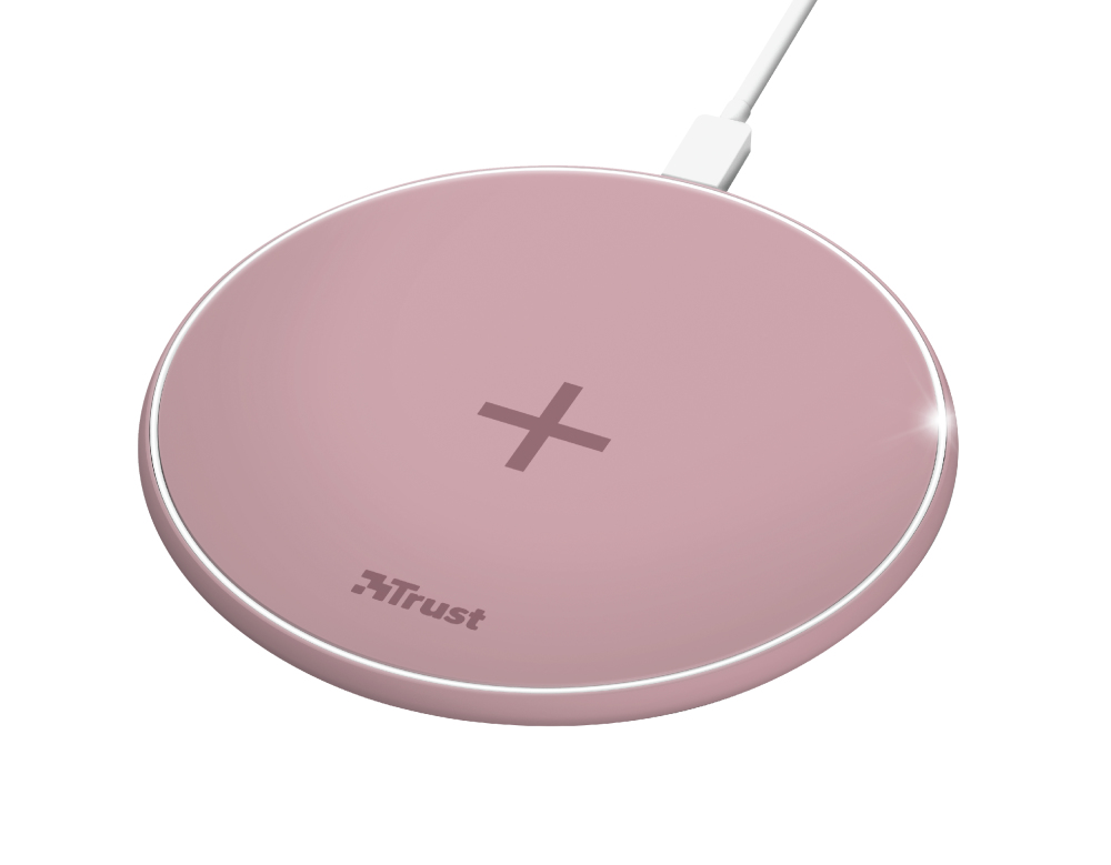 Trust 23866 mobile device charger Smartphone Pink AC, USB Wireless charging Fast charging Indoor – image 2