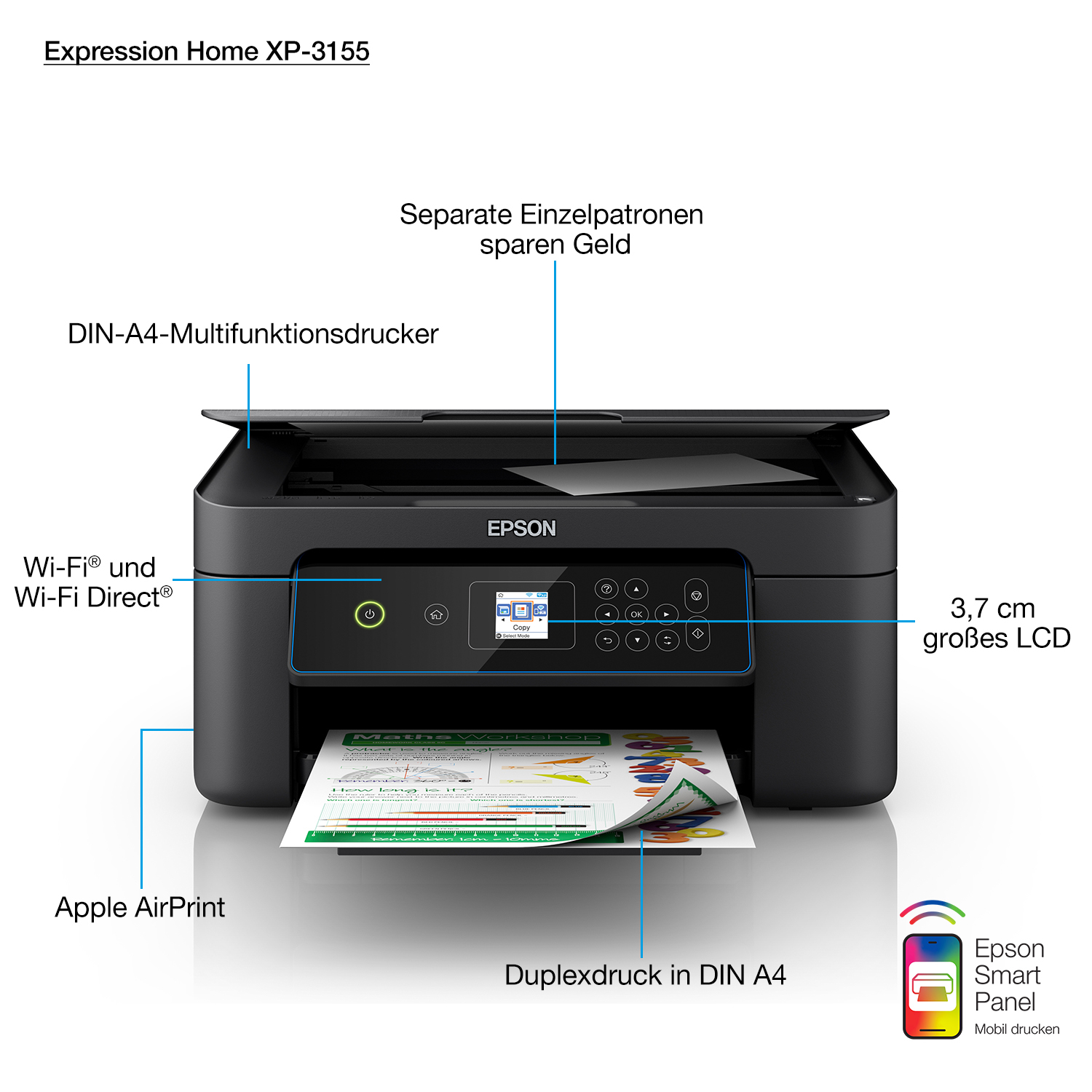 Epson Expression Home XP-3155 Inkjet A4 – image 1