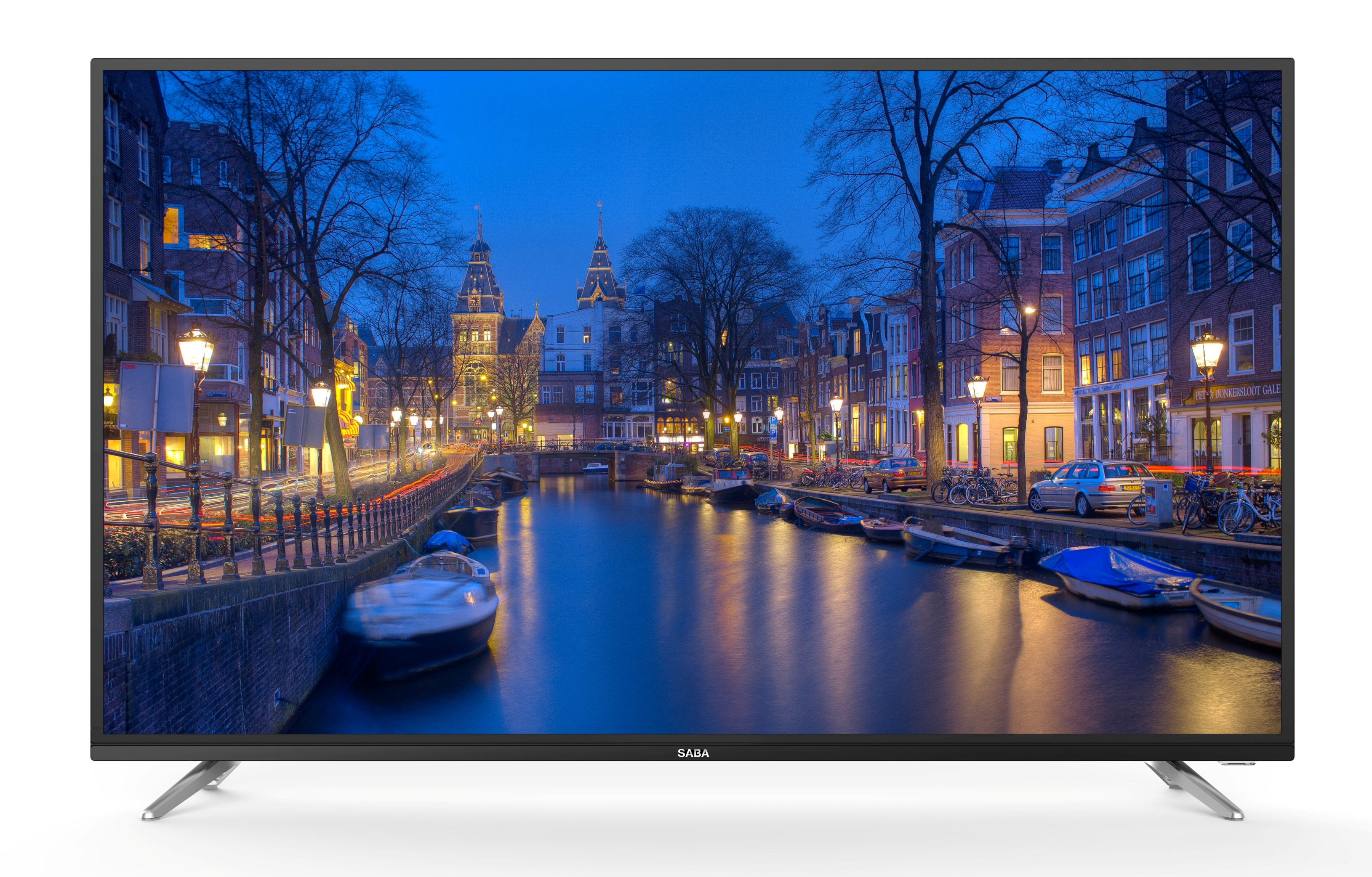 SABA SA32B40 TV 81.3 cm (32") HD Black, Silver 200 cd/m²