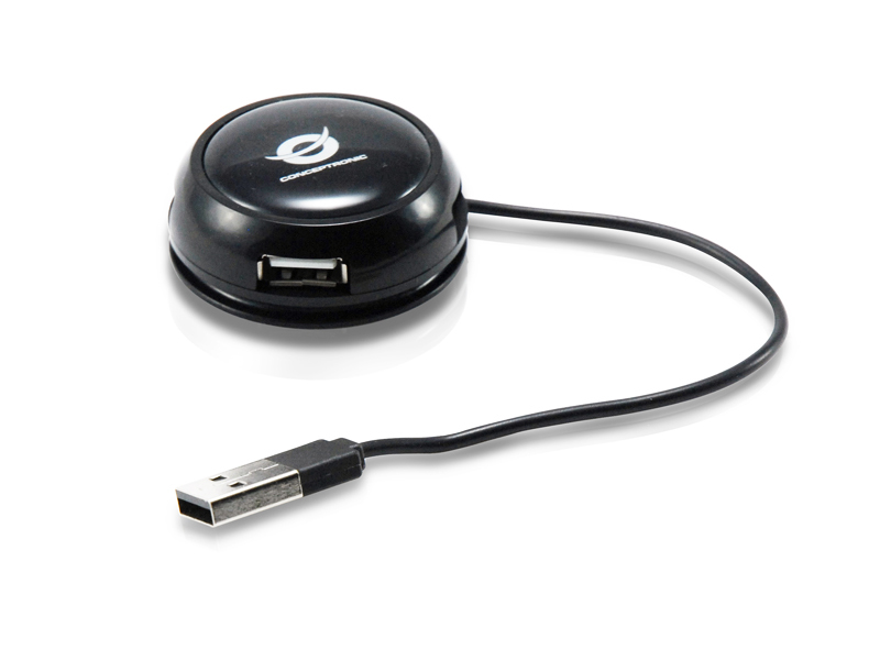 Conceptronic 4-Ports Round Shape USB 2.0 Hub