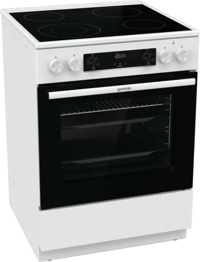 Gorenje GECS6C70WC Freestanding cooker Electric Ceramic hob White, Black – image 3