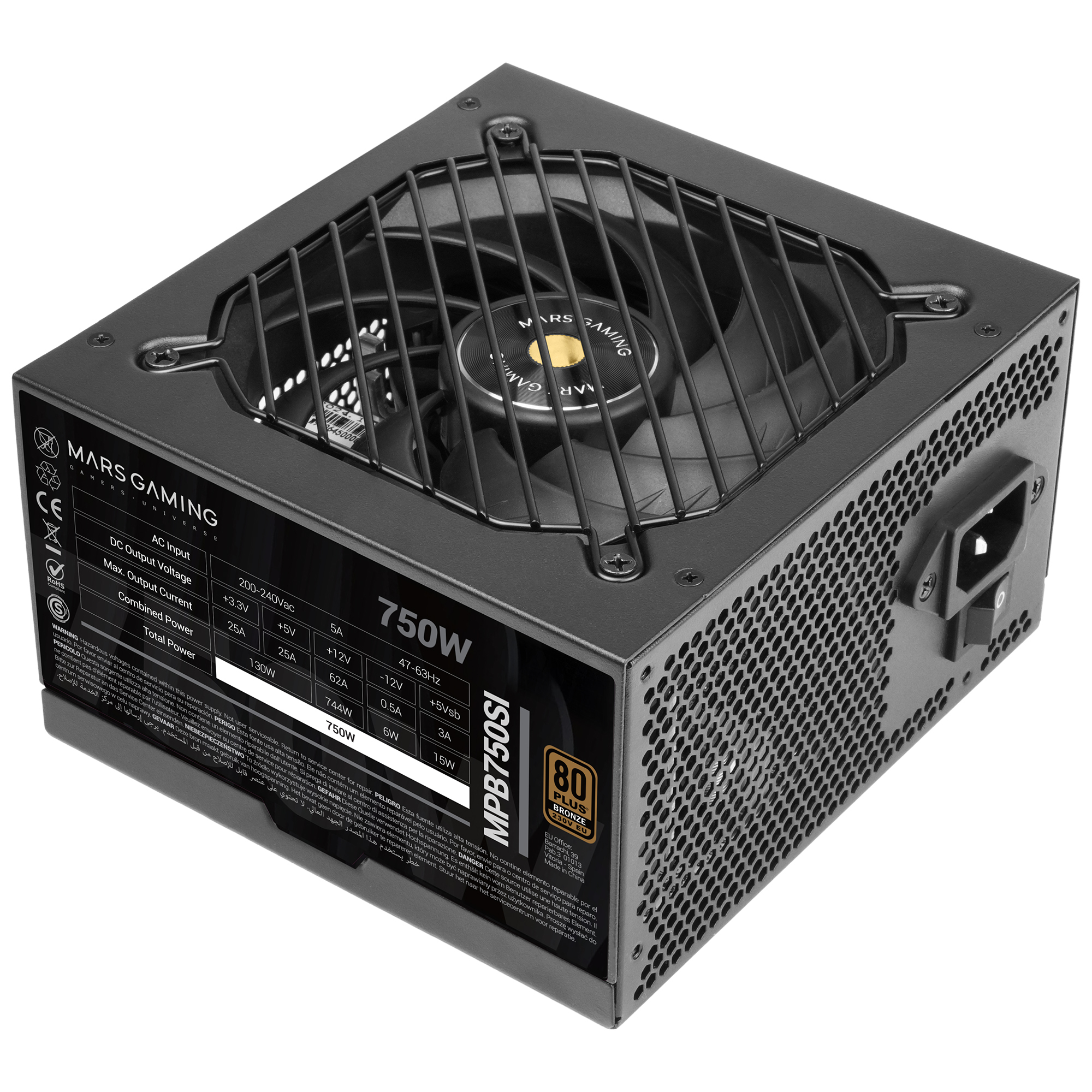 Mars Gaming MPB750SI power supply unit – image 2