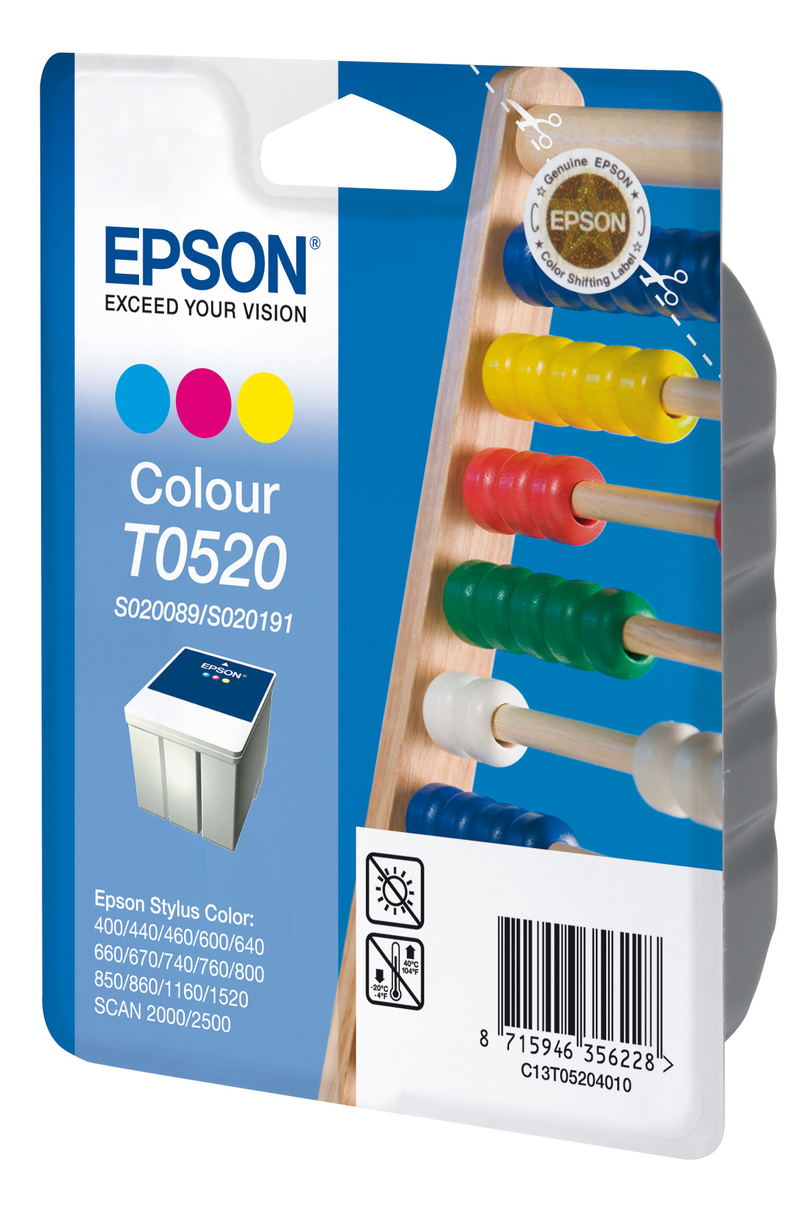 Epson Abacus Singlepack Colour T0520