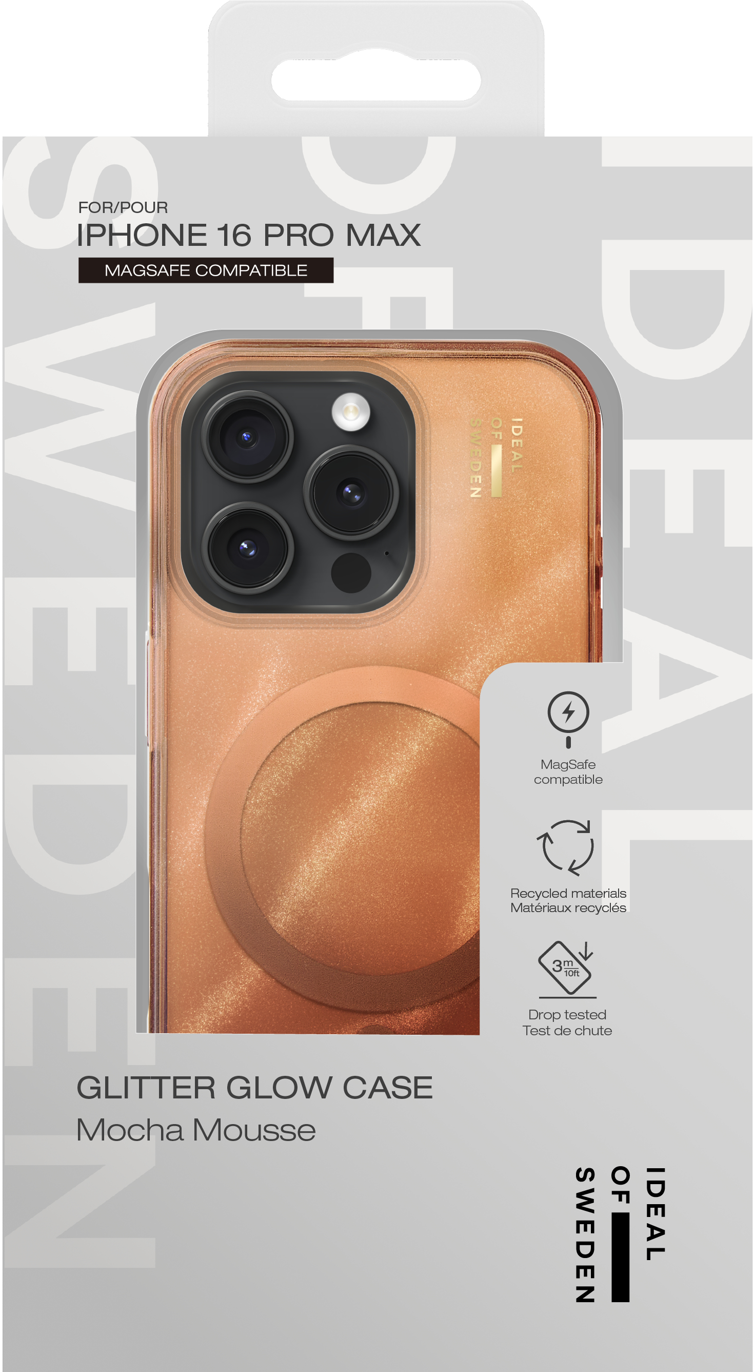 iDeal of Sweden Clear Case MagSafe iPhone 16 Pro Max Mocha Mousse – image 4