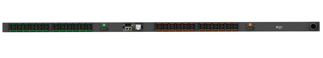 Vertiv MNS5MGB1-24CF18-3TL6A0A10-S power distribution unit (PDU) 24 AC outlet(s) 0U Black
