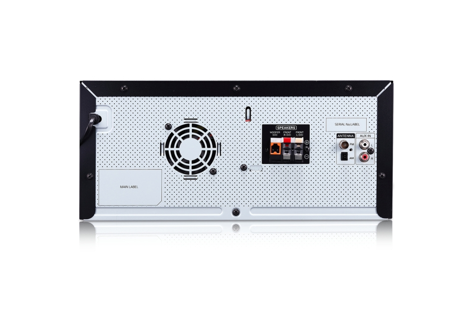 LG CJ65 home audio system Home audio mini system Black, Red – image 3