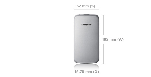 Samsung GT-C3520 6.1 cm (2.4") 97.5 g Silver – image 2