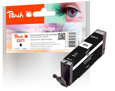 Peach 320128 ink cartridge Compatible Black
