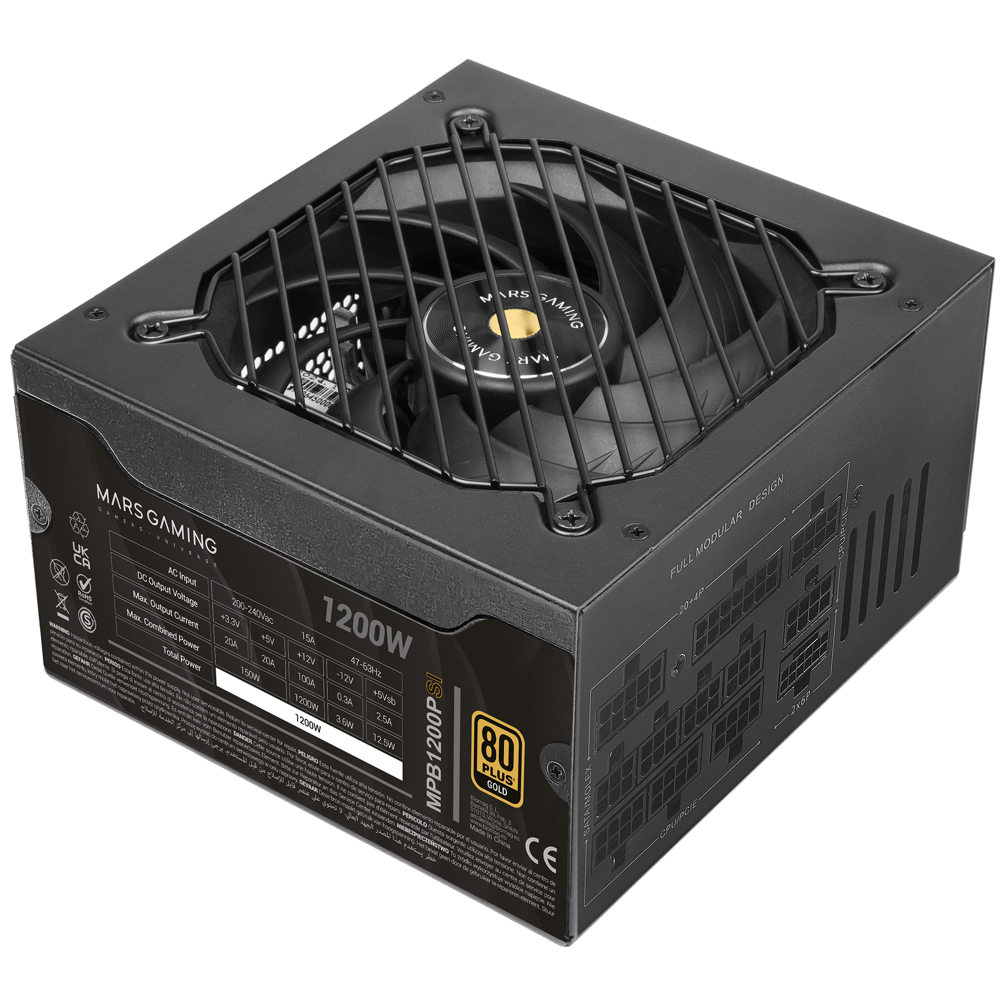Mars Gaming MPB1200PSI power supply unit