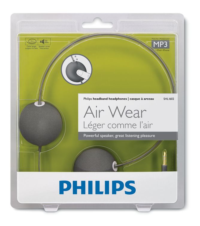 Philips SHL1602/28 headphones/headset Wired Head-band Grey – image 2