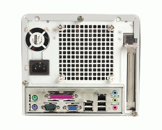 Shuttle K45S PC/workstation barebone Mini-Tower Silver Intel® 945GC Express LGA 775 (Socket T) – image 2