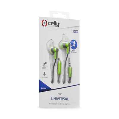 Celly FITBEATGN headphones/headset Wired In-ear Calls/Music Green – image 2