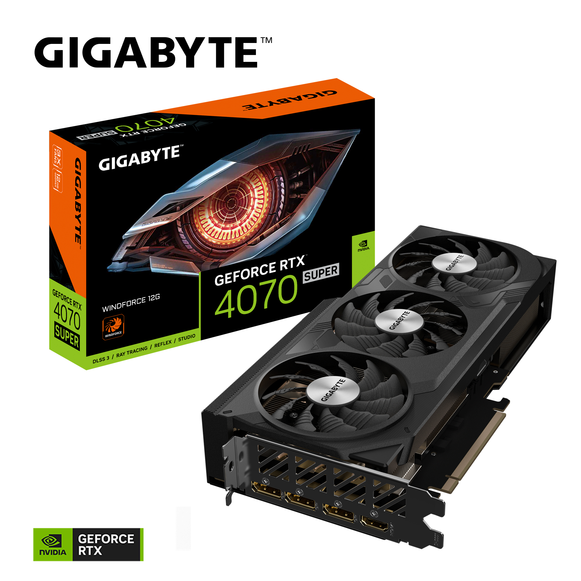 GIGABYTE GeForce RTX 4070 SUPER WINDFORCE 12G – image 2