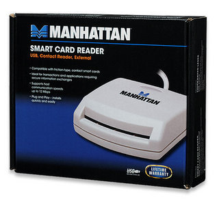 Manhattan 172844 smart card reader USB 1.1 White – image 5