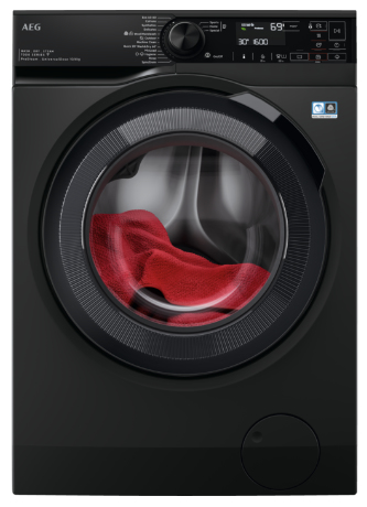 AEG LWR73166OE стирально-сушильная машина Отдельно стоящий Фронтальная загрузка Черный
