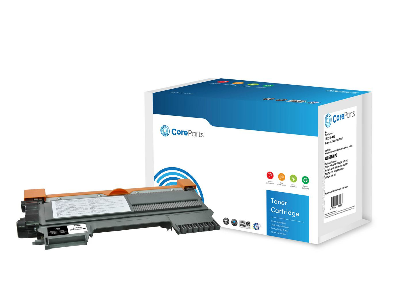 CoreParts Toner Black TN2220-XXL