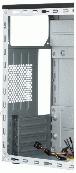 Chieftec CD-01B-SL computer case Mini Tower Black, Silver – image 2