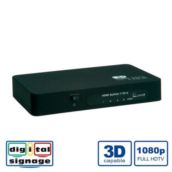 Nilox ZRO14993506 video splitter HDMI 4x HDMI – image 1