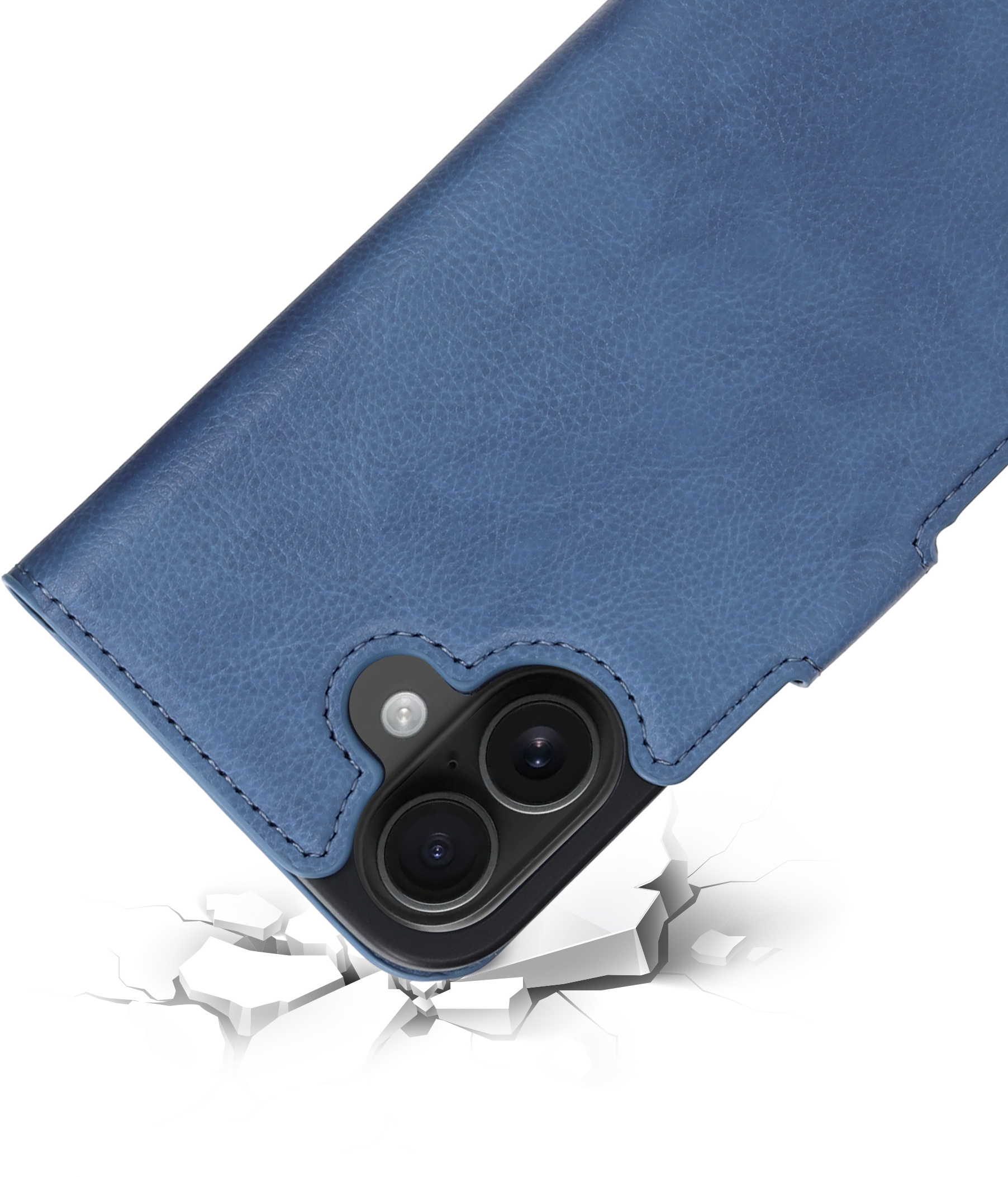 Mobiparts Classic Wallet Case Apple iPhone 16 Steel Blue (MagSafe Compatible) – image 2