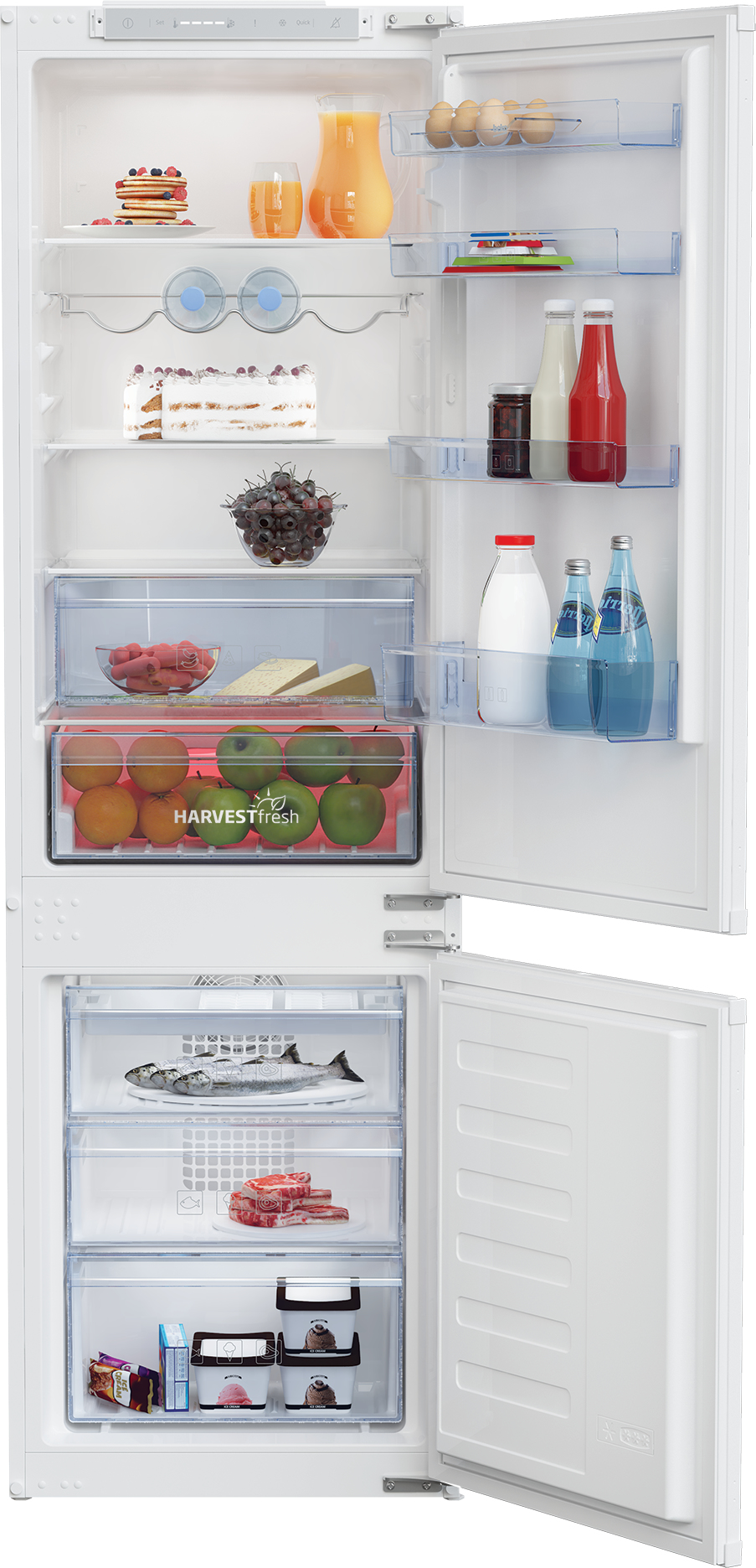 Beko BCHA275E4SN fridge-freezer Built-in – image 2