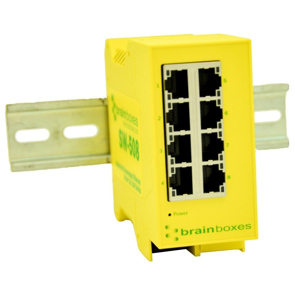 Brainboxes Industrial 8 Port 10/100 Ethernet Switch – image 6